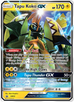 SM33 Tapu Koko GX - Ultra Rare - Black Star Promo