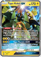 SM33 Tapu Koko GX - Ultra Rare - Black Star Promo