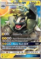 34/111 Alolan Golem GX - Ultra Rare - Crimson Invasion (CIN)