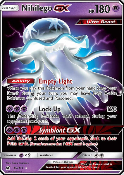 49/111 Nihilego GX - Ultra Rare - Crimson Invasion (CIN)