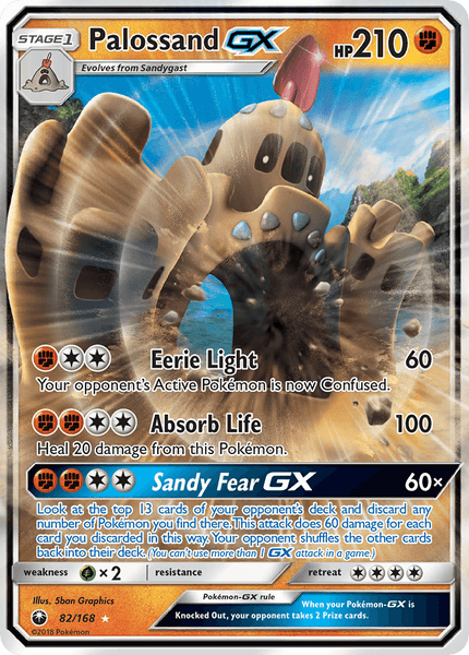 82/168 Palossand GX - Ultra Rare - Celestial Storm - CES