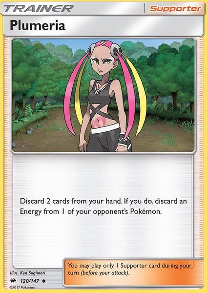 120/147 Plumeria - Uncommon - Burning Shadows (BUS)