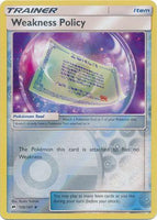 126/147 Weakness Policy - Uncommon Reverse Holo - Burning Shadows (BUS)