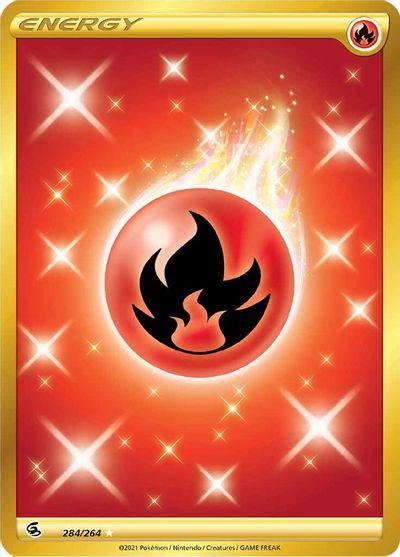 284/264 - Fire Energy - Secret Rare