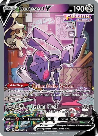 255/264 - Genesect V - Alternate Art Ultra Rare