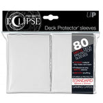 Eclipse PRO-Matte Deck Protector Sleeves - White - 80 count