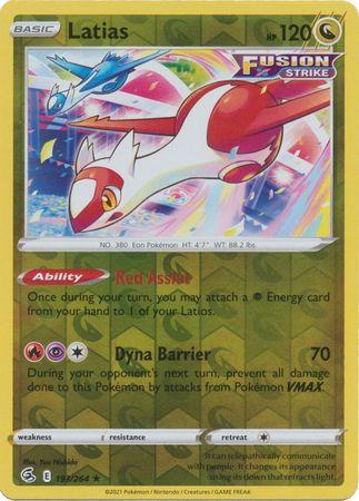 193/264 - Latias - Rare - Reverse Holo