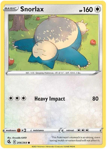 206/264 - Snorlax - Common