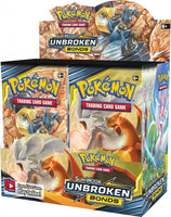 SM10 Unbroken Bonds - Booster Box (Factory Sealed) - Contains 36 Booster Packs