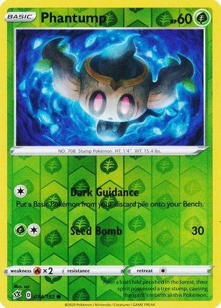14/192 - Phantump - Common Reverse Holo - Rebel Clash (RCL)